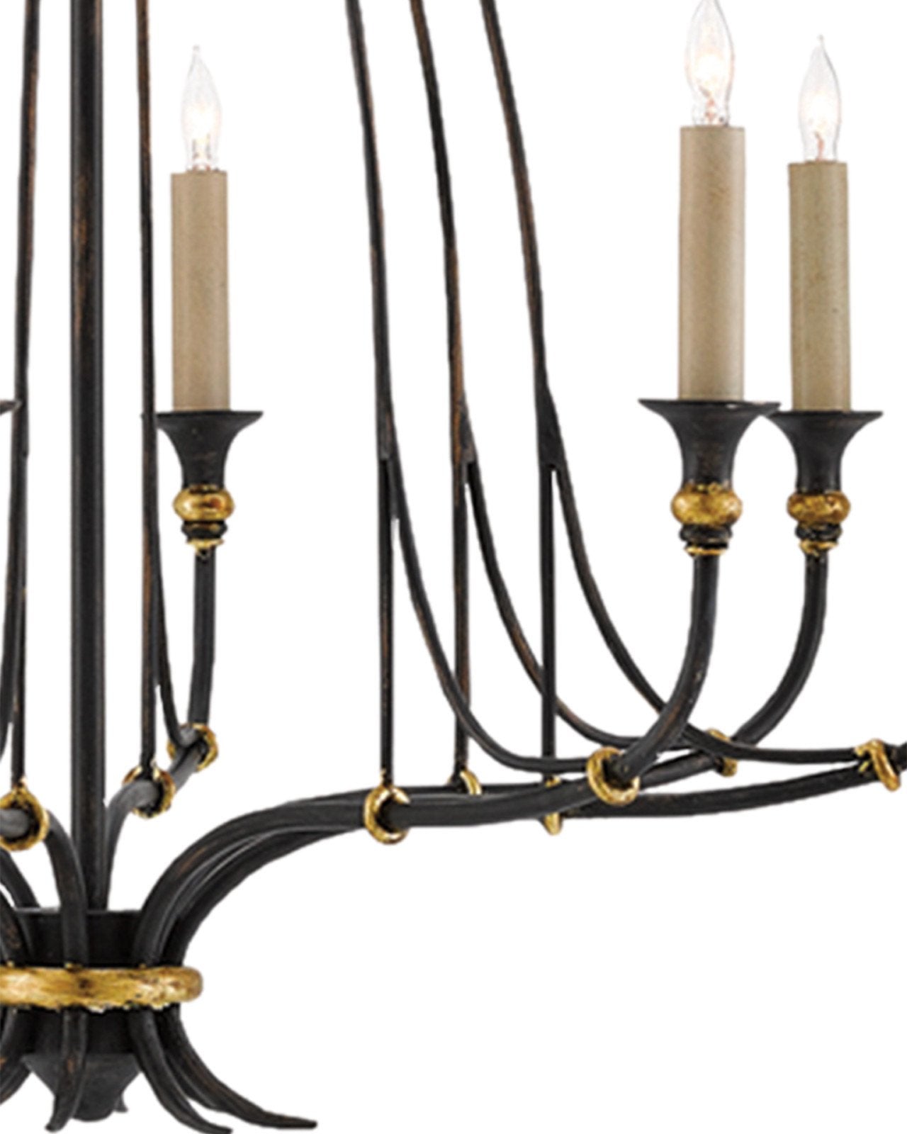 Folgate Small Black Chandelier